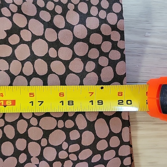 Ann Taylor Loft 4 Petite Silk Blend Brown Pink Polka Dot Pencil Career Skirt - Picture 5 of 5